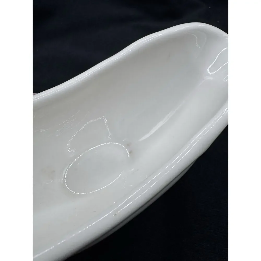 Homer Laughlin White Gravy Boat Vintage saucière Best China USA